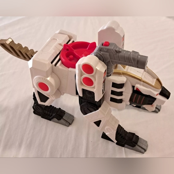 Imaginext Might Morphin Power Rangers White Ranger Tiger Zord - Picture 1 of 7